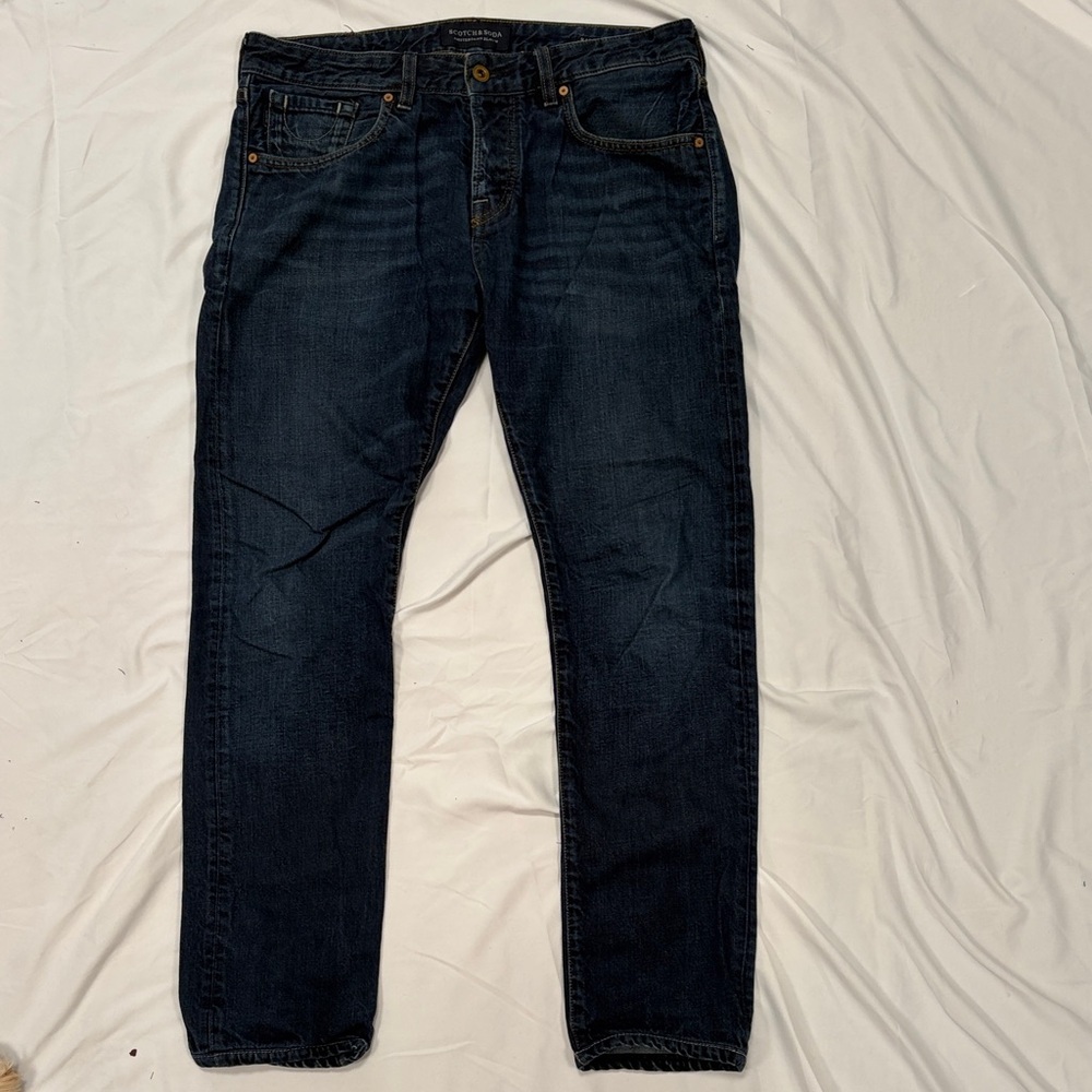 Scotch & Soda Ralston Men's Dark Blue Jeans